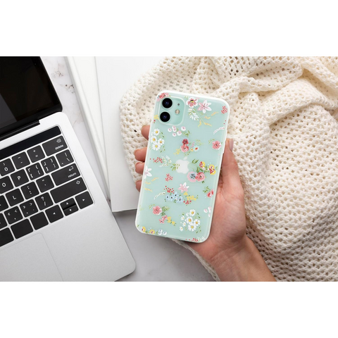 Enflamo Silicone Soft 3D Relief Flower Printed Case Back Cover For Iphone 12 | Iphone 12 Pro 6.1 Inch (Mix Lilies), White - Enflamo Enflamo Silicone Soft 3D Relief Flower Printed Case Back Cover For Iphone 12 | Iphone 12 Pro 6.1 Inch (Mix Lilies), White - Enflamo
