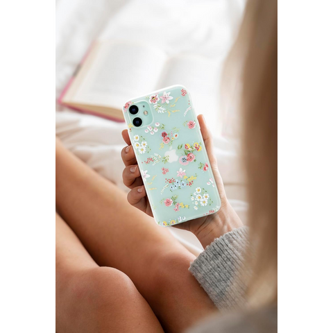 Enflamo Silicone Soft 3D Relief Flower Printed Case Back Cover For Iphone 12 | Iphone 12 Pro 6.1 Inch (Mix Lilies), White - Enflamo Enflamo Silicone Soft 3D Relief Flower Printed Case Back Cover For Iphone 12 | Iphone 12 Pro 6.1 Inch (Mix Lilies), White - Enflamo