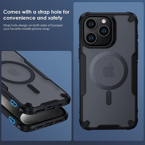 Enflamo Matte Back Cover Case Compatible with Magnatic Designed for iPhone 15 Pro MAX | Ultra Hybrid Camera Bump Protection (Black) - Enflamo Enflamo Matte Back Cover Case Compatible with Magnatic Designed for iPhone 15 Pro MAX | Ultra Hybrid Camera Bump Protection (Black) - Enflamo