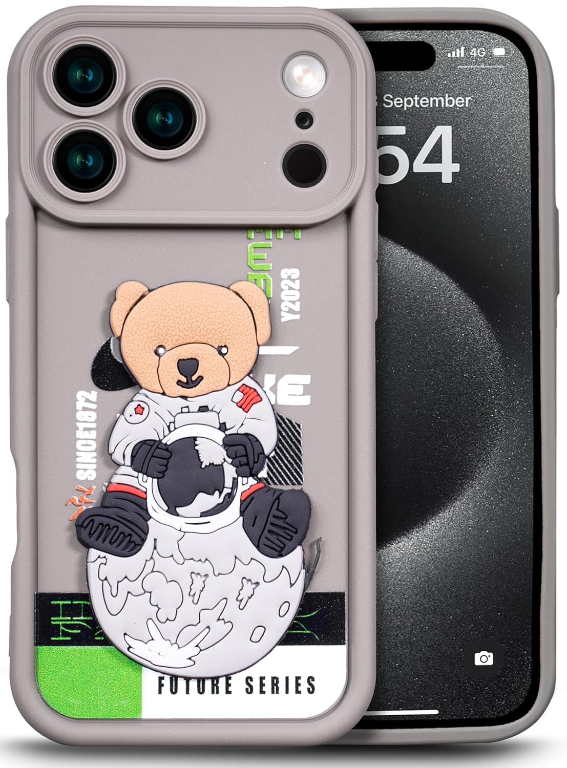 Enflamo for iPhone Case Matte Back Silicone Cover 3D Designed | Camera Bump Protection - Enflamo