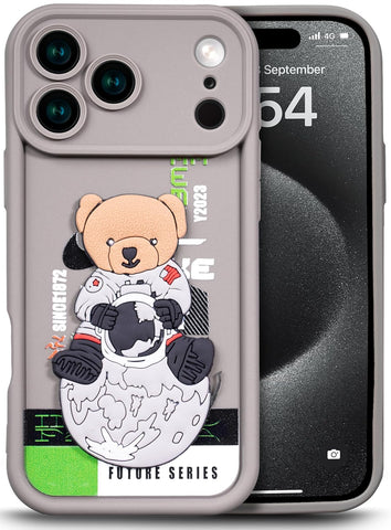 Enflamo for iPhone Case Matte Back Silicone Cover 3D Designed | Camera Bump Protection - Enflamo