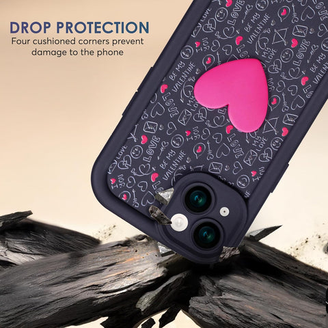 Enflamo for iPhone Matte Back Silicone Cover 3D Designed | Camera Bump Protection
