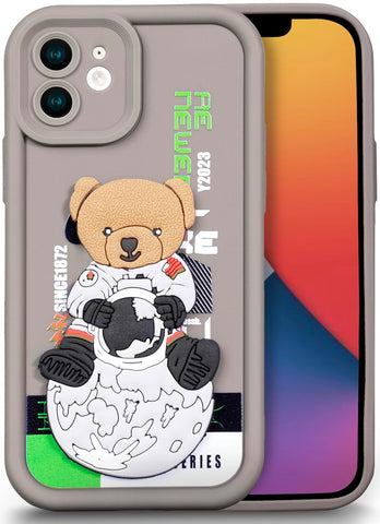 Enflamo for iPhone Case Matte Back Silicone Cover 3D Designed | Camera Bump Protection