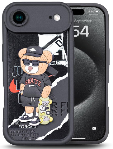 Enflamo for iPhone Case Matte Back Silicone Cover 3D Designed | Camera Bump Protection - Enflamo