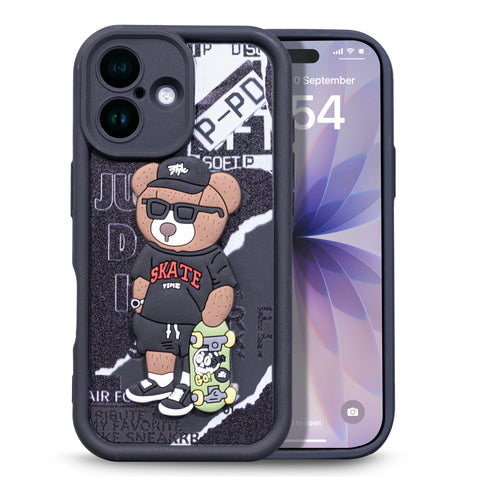 Enflamo for iPhone Case Matte Back Silicone Cover 3D Designed | Camera Bump Protection - Enflamo